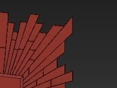 Wall mirror 12 3D model