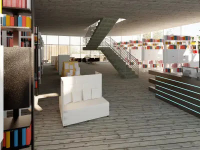 Revit Senior Homes and care center 2020 3D model