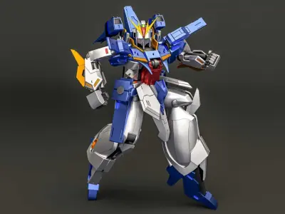 Gundam Wings 3D model
