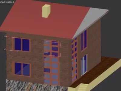 ahsap ev  bungalov 3D print model