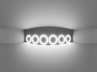 Abstract Studio  Geometric Lights  5 HDRI Collection 3D model