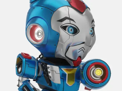 Robot Character 02 - Scifi Edition 3D model