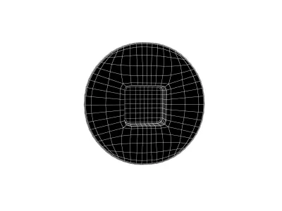 Screw v4 002 Low-poly 3D model