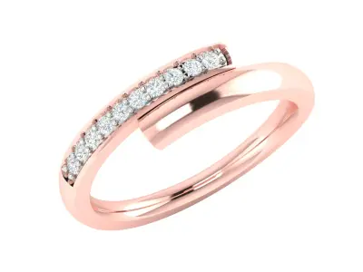  Women Ring  Render 3dm STL OBJ FBX Details 3D print model