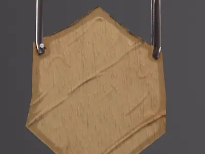 FANTASY Sign pack Free low-poly 3D model