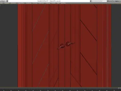 Interior Doors  3d model Low-poly 3D model