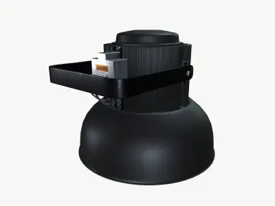 Industrial lamp 3D model