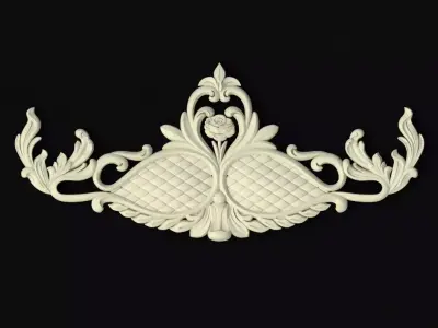 dekor ornate crown 3D model get