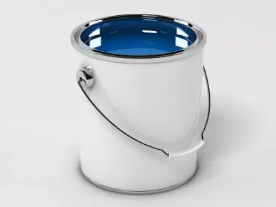 Bucket of Paint 2 3D model
