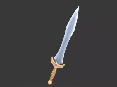 Elven Weapons Pack Low-poly 3D model