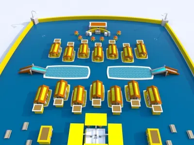 Ferias or vocations 3D model