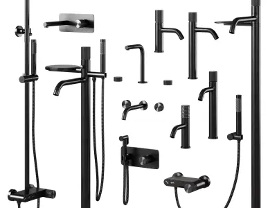 Faucet set Stick by Boheme 3D model