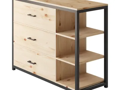 Loft cabinet 3D model