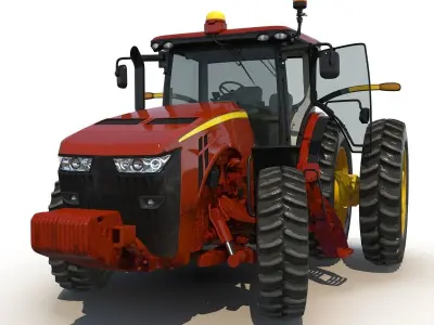 Tractor Generic 3 Rigged 3D model