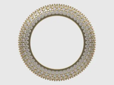 Luxurious Pave Eternity Ring JDBCo 3D print model