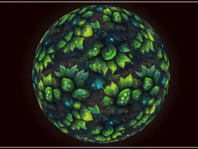 Grass Magic Forest Floor 20 TEXTURES Hand-painted Seamless ----- Texture