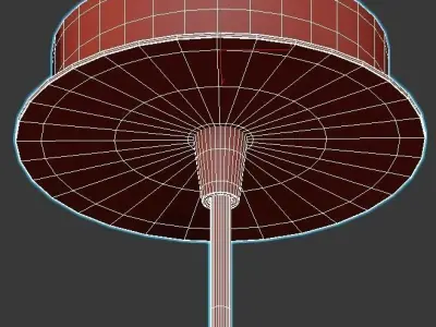 Lumion-Joseph glass pendant light - rose gold 3D model