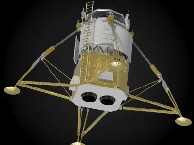 Blue Origin Descent Element 3D model