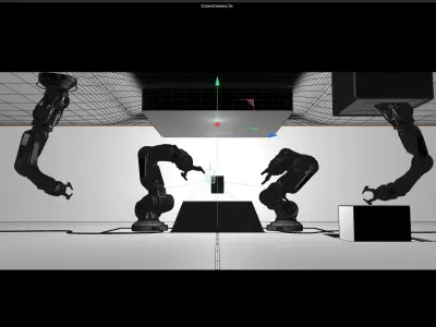 Science and technology robot arm 3D model