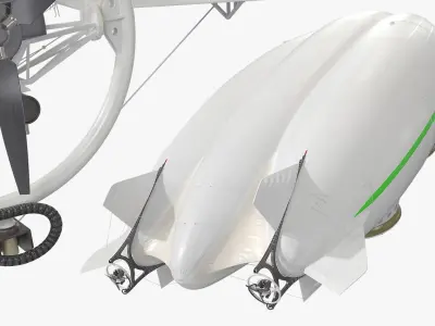  Innovative Hybrid Cargo Aircraft White Simplified 