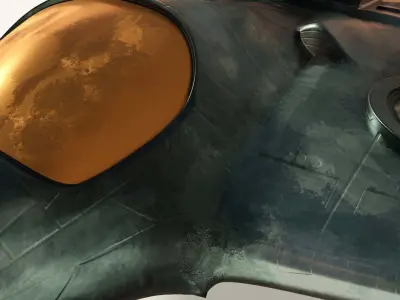 Spaceship 3D model - Sci-Fi Ship - Low Poly Low-poly 3D model