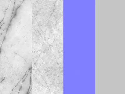 White Carrara 02 Marble Texture PBR Vray Corona 400 x 400 cm Texture