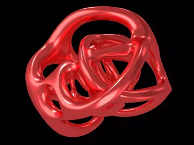 Abstract Shape v40 005 Low-poly 3D model