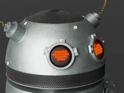 Robot V29 Low-poly 3D model