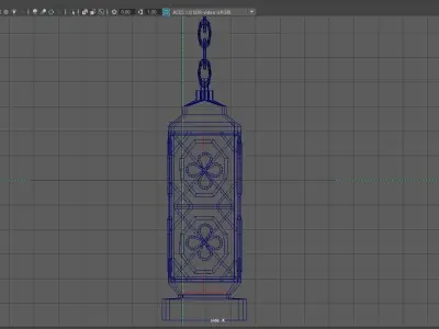 hanging lamp  Free 3D model