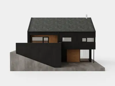 House Low-poly 3D model
