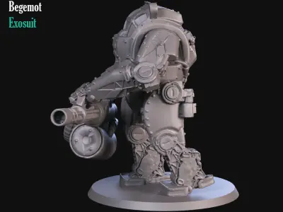 Begemot Exosuit 3D print model