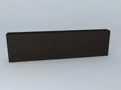 cabinet bookcase with glass doors Free 3D model