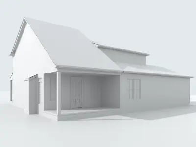 Cape Cod House 27 3D model