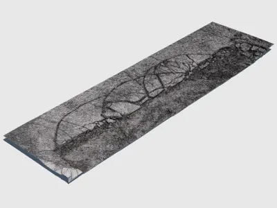 Asphalt Break-3D Scan 3D model