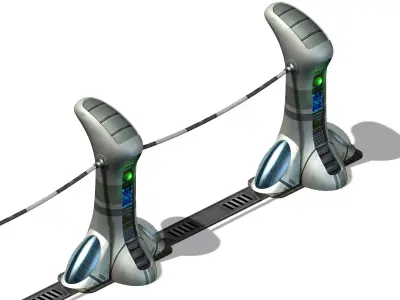 Star Alliance - Roadside Tower 3D model