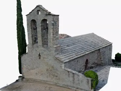 3D Model of Catalonian Church Captured by Photogrammetry 3D model