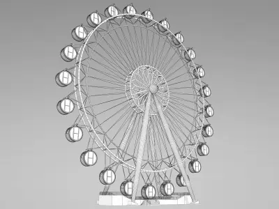 Ferris Wheel Park 3D model