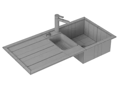 BLANCO SINK Low-poly 3D model