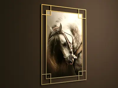 frame picture 3D model