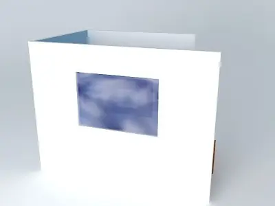 Small bedroom interior Free 3D model