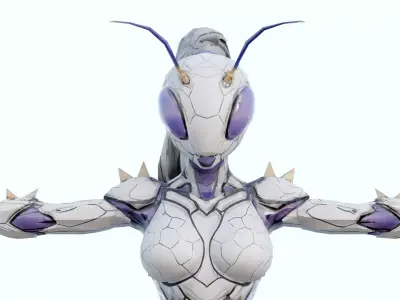 Kritis the explorer Low-poly 3D model