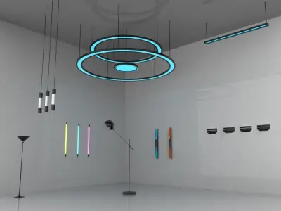 LAVALAMP rocket launcher Low-poly 3D model