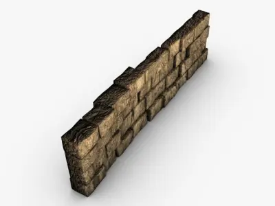 Stone Wall 3D model