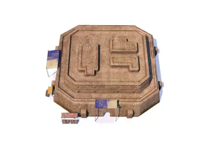 DESERT BUILDING 3D model