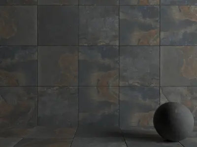 Stone Wall Tiles Kayah Rust 80x80 Set 3 Texture