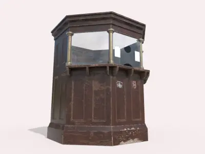Ticket Booth 3D model
