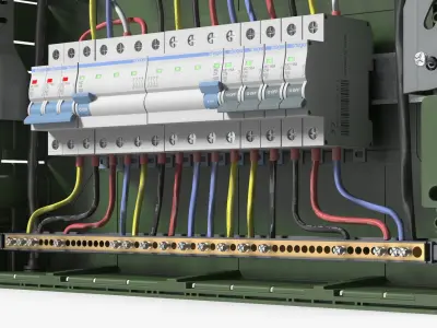  Recessed Electrical Distribution Board 