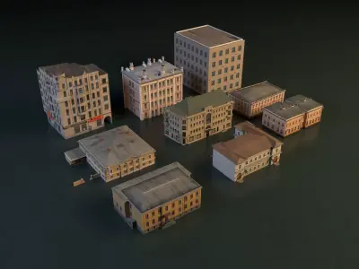 Building set 003 3D model