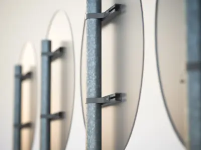 Road signs set 3D model