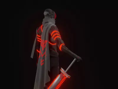 Zero Cyberpunk 3D model